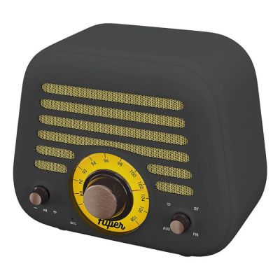 Колонка беспроводная RETRO L, цвет серый-2