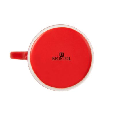 Чайная пара ICE CREAM, красный, белый-4