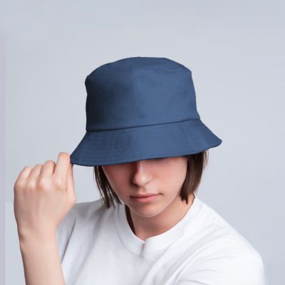 Панама BRIM, джинсовый, 100% хлопок, твил, 250 г/м2, синий-1