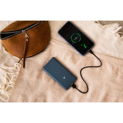 Внешний аккумулятор LAVA 10M, 10000 мАч, металл, синий-9