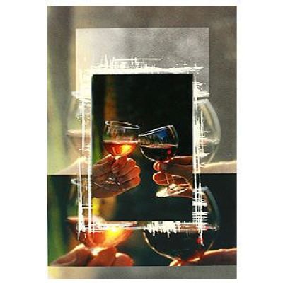 Открытка поздравительная 'Праздник', разные цвета-0