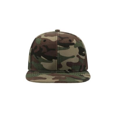Бейсболка SNAP BACK, 6 клиньев, пластиковая застежка, зеленый камуфляж-4