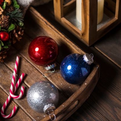 Шар новогодний FLICKER, зеленый-2