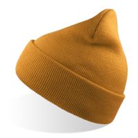 Шапка вязаная  двойная Wind-S, горчичный