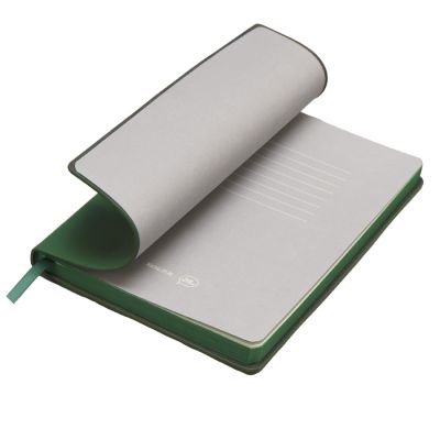 Бизнес-блокнот LADY, формат А5, зеленый, блок в клетку-6