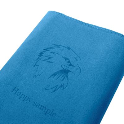 Плед COLOR, 130х150 см, флис 200 гр/м2, синий-1