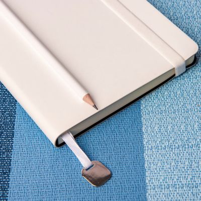 Карандаш чернографитный круглый MIZORI, пластиковый, белый-3