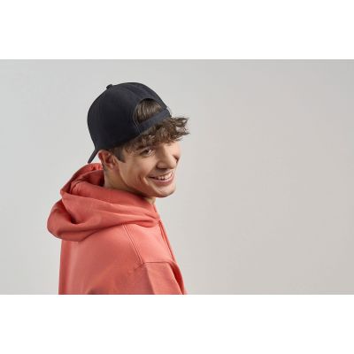 Бейсболка PILOT-S, 6 клиньев, металлическая застёжка, 355, черный-3