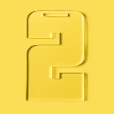 Медаль SECOND PLACE в подарочной упаковке, акрил, прозрачный-2