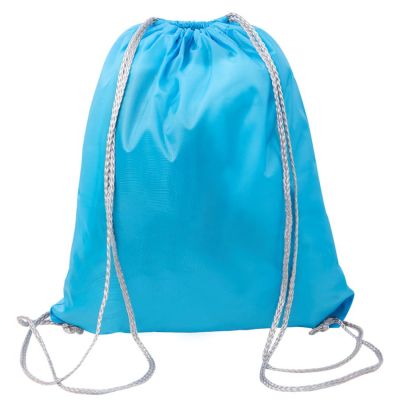Рюкзак мешок RAY со светоотражающей полосой, голубой-2