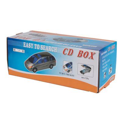 CD-холдер 'Автомобиль' для 80 дисков, серебристый-3