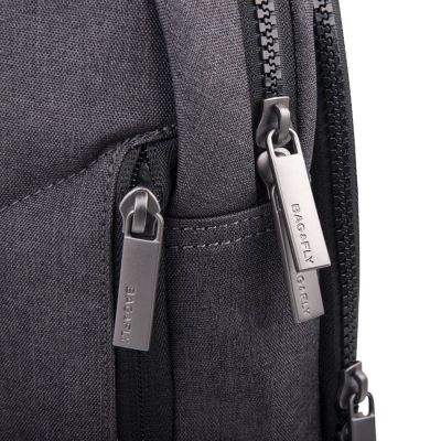 Сумка на плечо CORE, серый, 100% полиэстер, серый, голубой-7