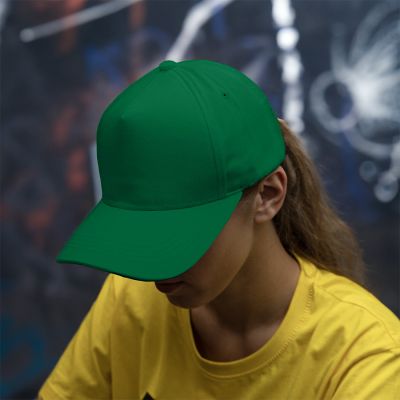 Бейсболка BREEZE 150, ярко-зелёный-2