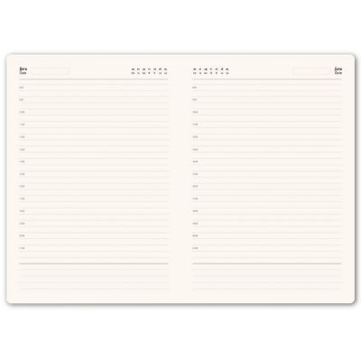 Бизнес-блокнот 'RILY', формат А5,  оранжевый, блок в точку-3