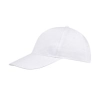 Бейсболка SUNNY, 5 клиньев, застежка на липучке, белый
