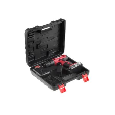 Дрель аккумуляторная HIPER HCD18В, 18В, в кейсе, Li-ion батарея 2,0 Ач (2 шт), 35Нм, красный-3