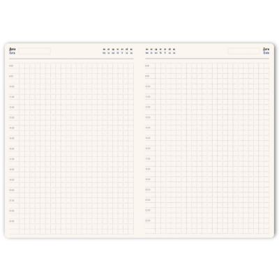 Ежедневник недатированный Starry , формат А5, в клетку, зеленый-7