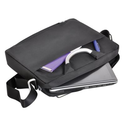 Конференц-сумка c шильдом BUSINESS TRIP, черный-1