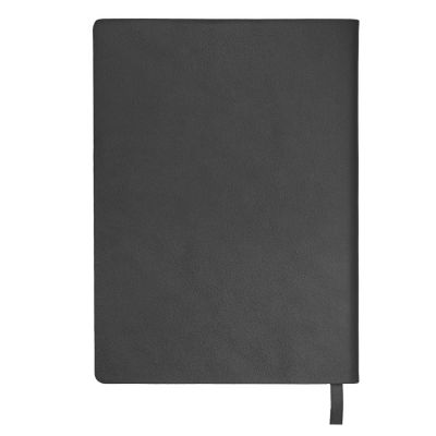 Бизнес-блокнот LADY, формат А5, черный, блок в клетку-2