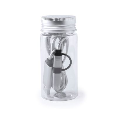 Провод для зарядки DRIMON в банке, серый-0