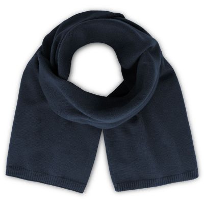 Шарф вязаный  WIND SCARF-S, темно-синий-0