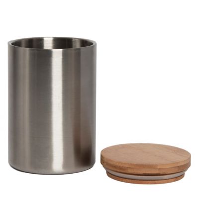 Термокружка BAMBOO с крышкой, 350мл, серебристый-1