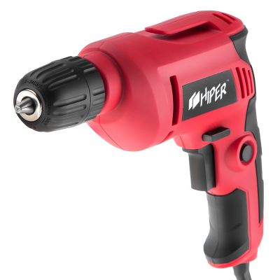 Дрель безударная HIPER HED500A, в коробке, 500Вт, красный-0