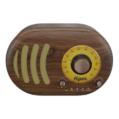 Колонка беспроводная RETRO S, цвет коричневый-1