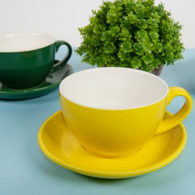 Чайная/кофейная пара CAPPUCCINO, ярко-красный-11