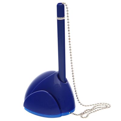 Ручка шариковая с держателем STILL, синий-0