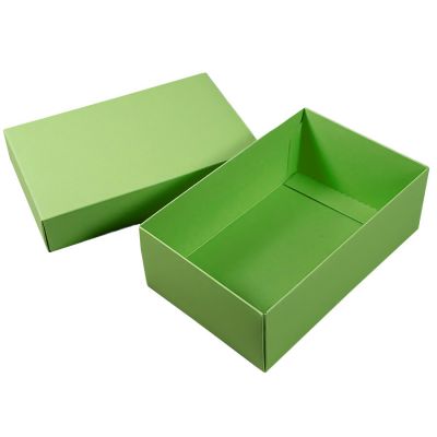 Коробка картонная, 'COLOR' 11,5*6*17 см; зеленое яблоко, светло-зеленый-2
