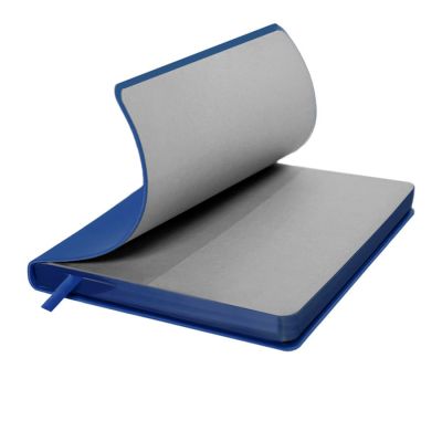 Ежедневник недатированный Pulpy, А5,  синий, кремовый блок в линейку, синий срез-5