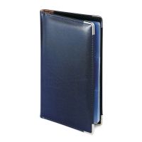 Визитница Imperium на 84 визитки, сменный блок, синий