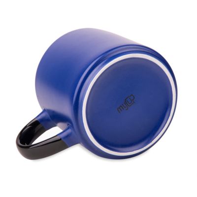 Кружка MARINA, синий, черный-1