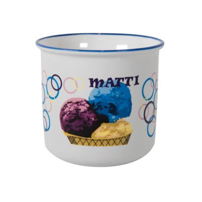 Кружка MATTI, белый, черный-10