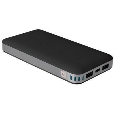 Универсальный аккумулятор BIG POWER (20000mAh), черный, 7,5х14,8х2 см, пластик-0