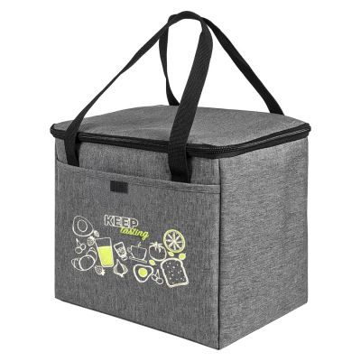 Термосумка 'KEEP', 27 x 24. x 20 см, полиэстер 300D, PEVA, серый меланж-3