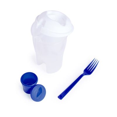 Контейнер для еды DINDER, прозрачный, синий-2