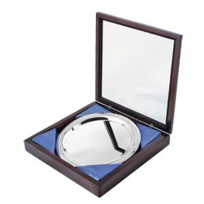 Блюдо подарочное, серебристый-0