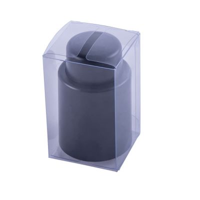 Вакуумная пробка для вина WINERY, 4,5х7 см , пластик,черный-3