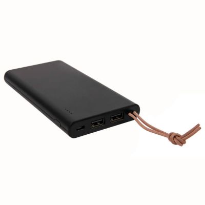 Универсальное зарядное устройство STRAP (10000mAh), черный-1