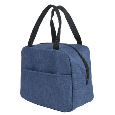 Термосумка 'EAT', т.синий меланж, 24 x 21 x 12 см, полиэстер 300D, темно-синий-1