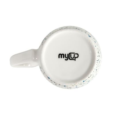 Кружка TERRAZZO, голубой, белый-3