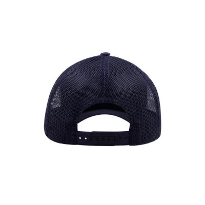 Бейсболка RAPPER JERSEY, 5 клиньев, пластиковая застежка, темно-синий-4