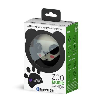 Беспроводная колонка HIPER ZOO Vicky, Panda, белый, черный-2