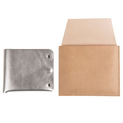 Портмоне кожаное  LOFT SILVER, серебристый-5