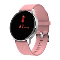 Фитнес часы GEOZON SKY c измерением кислорода в крови, розовые, розовый