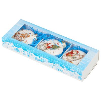 Набор новогодних игрушек, 3 шт-4