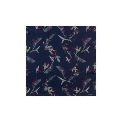 Шелковый платок Iris Navy-0