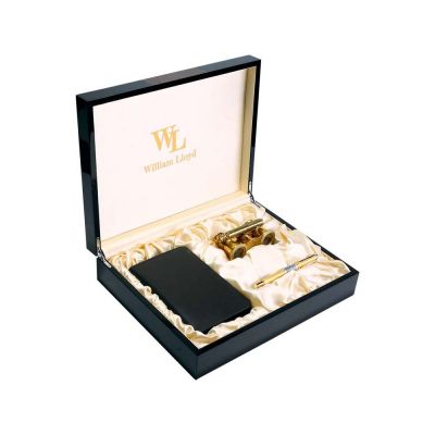 Набор William Lloyd : лорнет, ручка-роллер, трэвел-портмоне на молнии-0